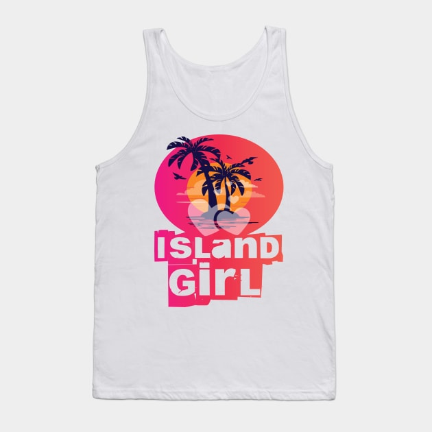 Island Girl Tank Top by CRD Branding